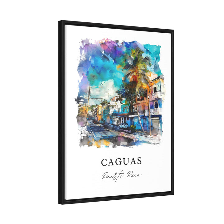 Caguas Wall Art - Puerto Rico Print