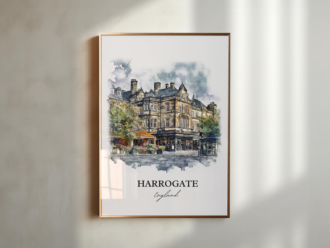 Harrogate, England – Watercolor Art Print
