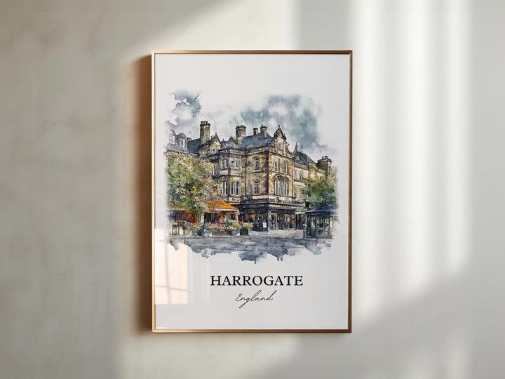 Harrogate, England – Watercolor Art Print