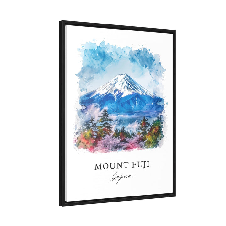 Mount Fuji Wall Art, Mt Fuji Japan Print, Fuji-San Watercolor, Mount Fuji Japan Gift,