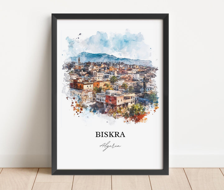 Biskra Wall Art - Algeria Print