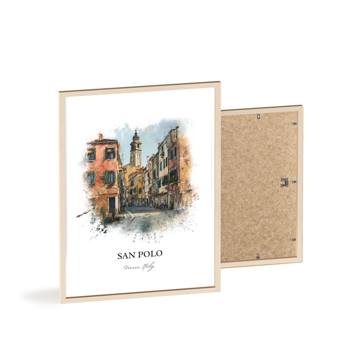 San Polo, Italy – Watercolor Art Print