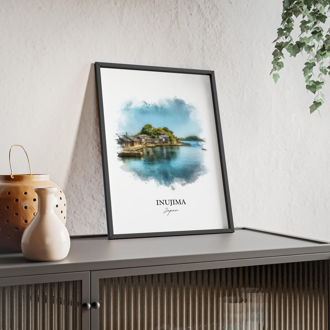 Inujima, Japan – Watercolor Art Print