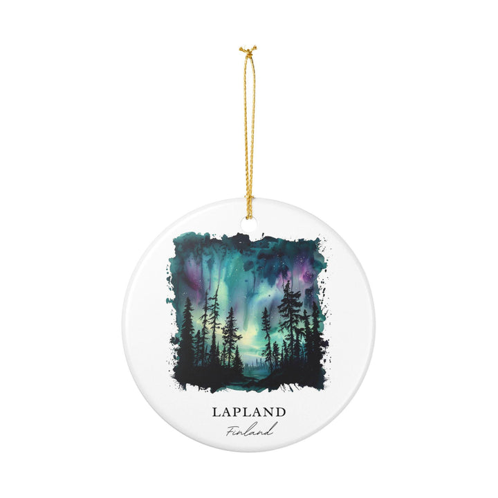Lapland Finland Ornament: Unique Lapland Souvenir, Lapland Finland Xmas Decor, and Authentic Finland Gift