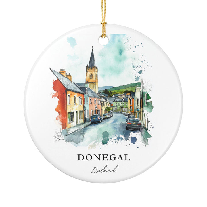 Donegal Ireland Ornament: Unique Donegal Souvenir, Donegal Xmas Decor, and Authentic Donegal Ireland Gift