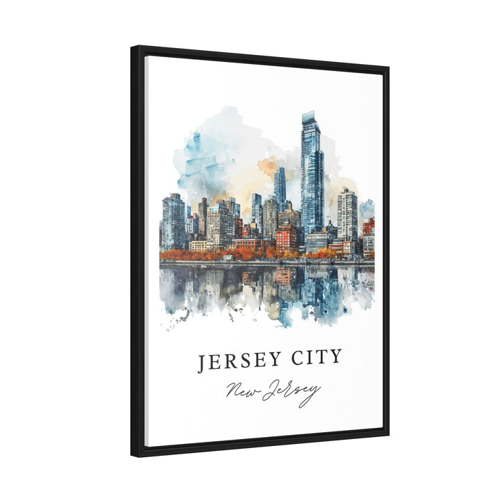 Jersey City NJ wall art - New Jersey, Jersey City print, Jersey City Wedding gift, Birthday present, Custom Text, Perfect Gift