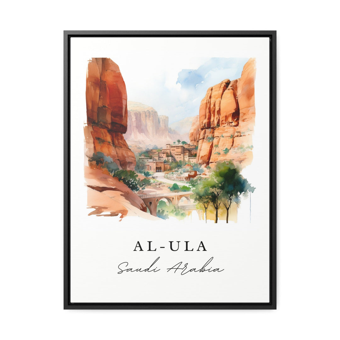 Al-Ula Saudi Arabia wall art - Saudi Arabia, Al-Ula poster print, Al-Ula Wedding gift, Birthday present, Custom Text, Perfect Gift