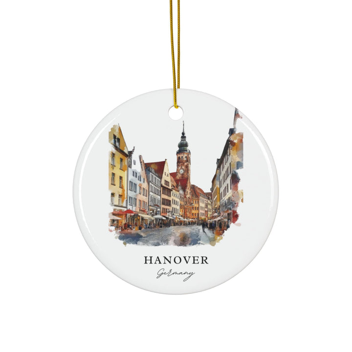 Hanover Germany Ornament: Unique Hanover Souvenir, Hanover Xmas Decor, and Authentic Hanover Germany Christmas Gift