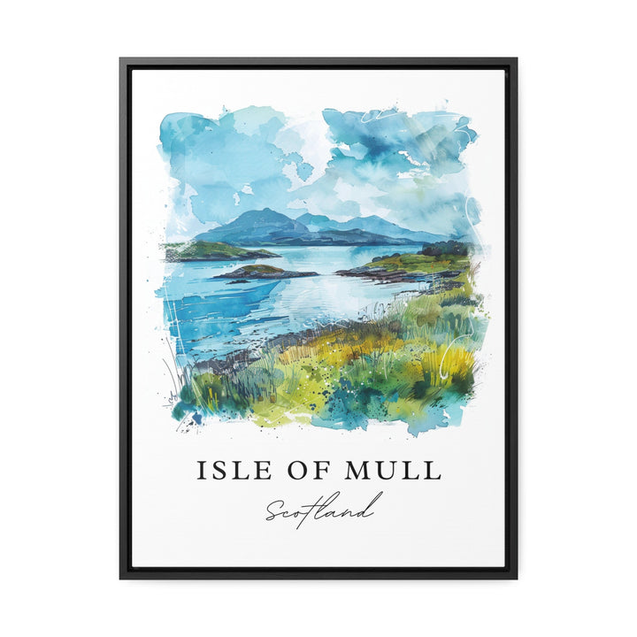 Isle of Mull Wall Art, Scotland Print, Isle of Mull Watercolor, Isle of Mull Gift,