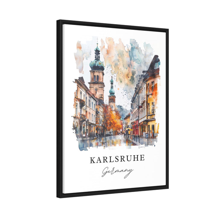 Karlsruhe Wall Art, Karlsruhe Print, Germany Wall Art, Karlsruhe Gift, Travel Print, Travel Poster, Travel Gift, Housewarming Gift