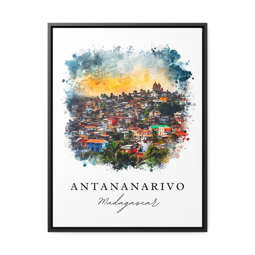 Antananarivo Wall Art - Madagascar Print