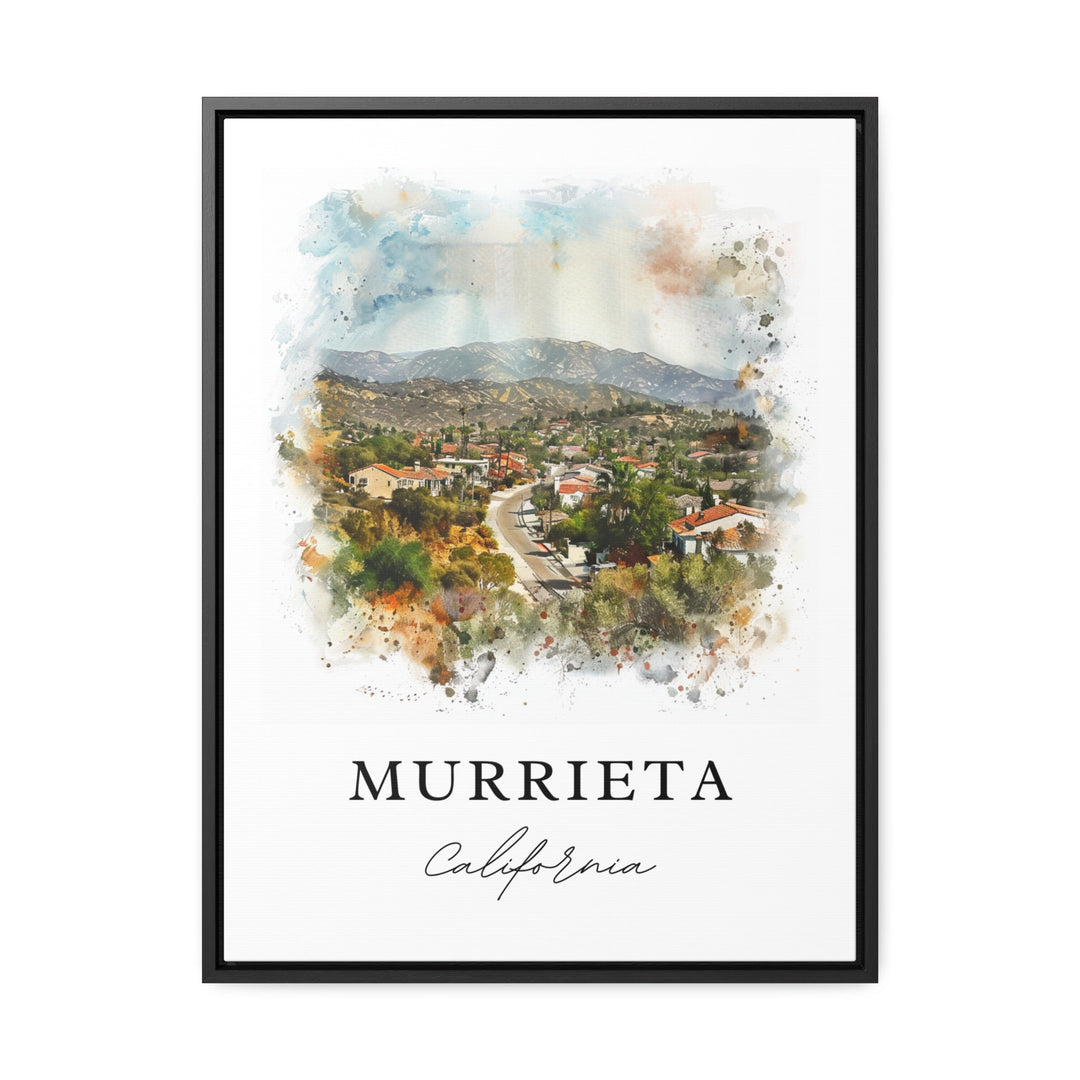 Murrieta California Art, Netherlands Print, Murrieta Watercolor Art, Riverside County Gift,