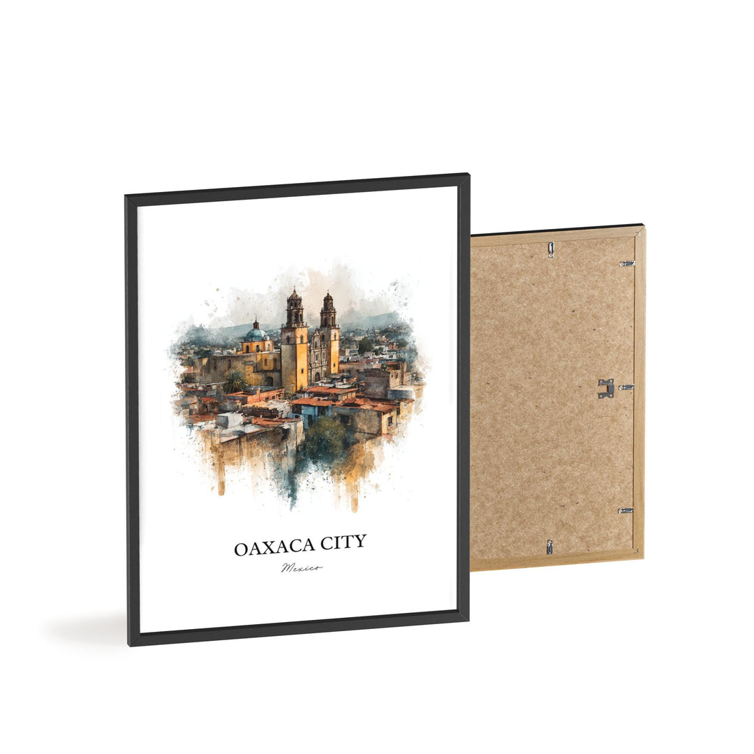 Oaxaca, Mexico – Watercolor Art Print