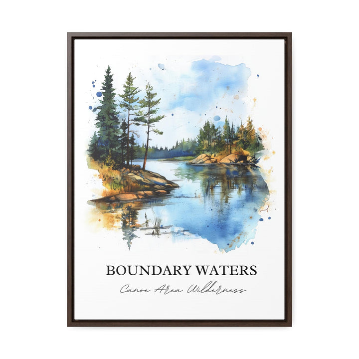 Boundary Waters, MN, USA – Watercolor Art Print