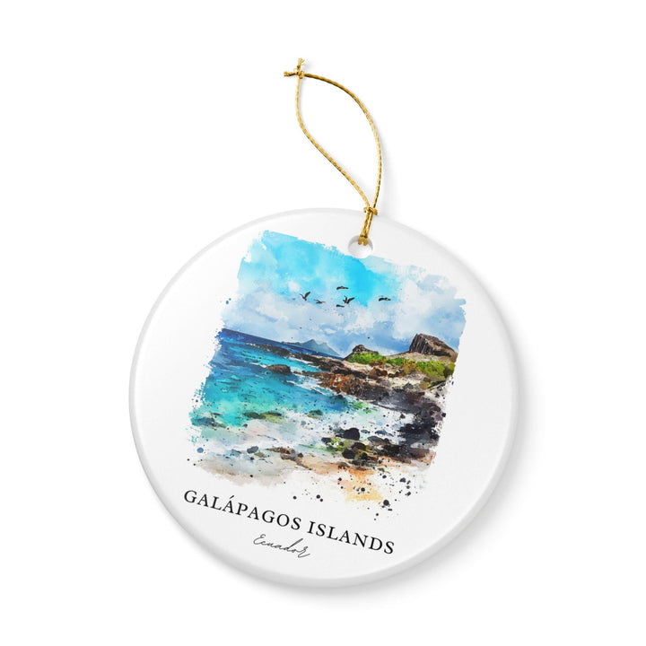 Galápagos Islands Ornament: Unique Galápagos Souvenir, Galápagos Xmas Decor, and Authentic Galápagos Islands Gift