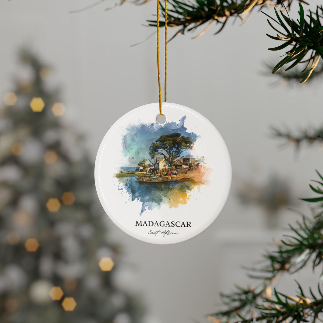 Madagascar Ornament: Unique Madagascar Souvenir, Madagascar Xmas Decor, and Authentic Madagascar Gift