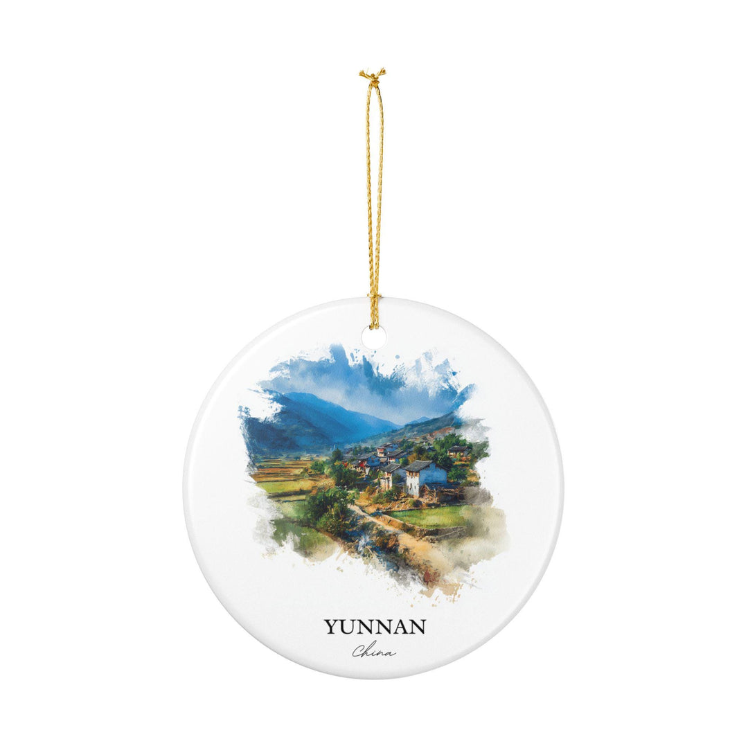 Yunnan China Ornament: Unique Yunnan Souvenir, Yunnan China Xmas Decor, and Authentic Yunnan China Gift