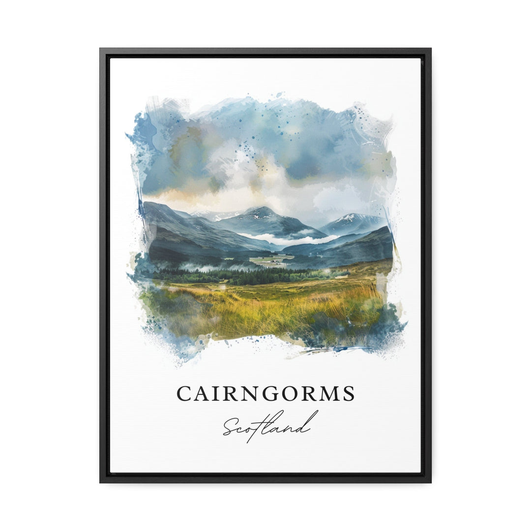 Cairngorms, Scotland – Watercolor Art Print