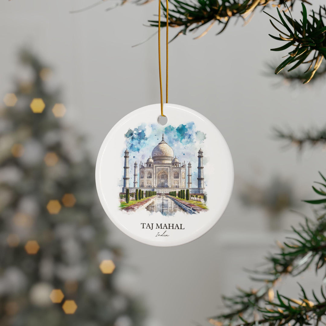 Taj Mahal Ornament: Unique Agra India Souvenir, Taj Mahal Xmas Decor, and Authentic Taj Mahal Gift