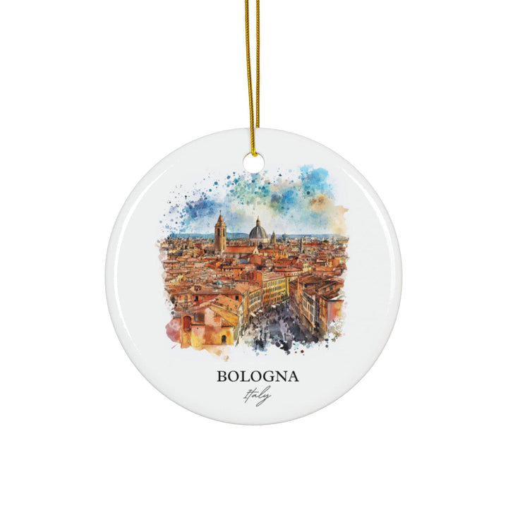 Bologna Italy Ornament: Unique Bologna Souvenir, Bologna Xmas Decor, and Authentic Bologna Italy Gift