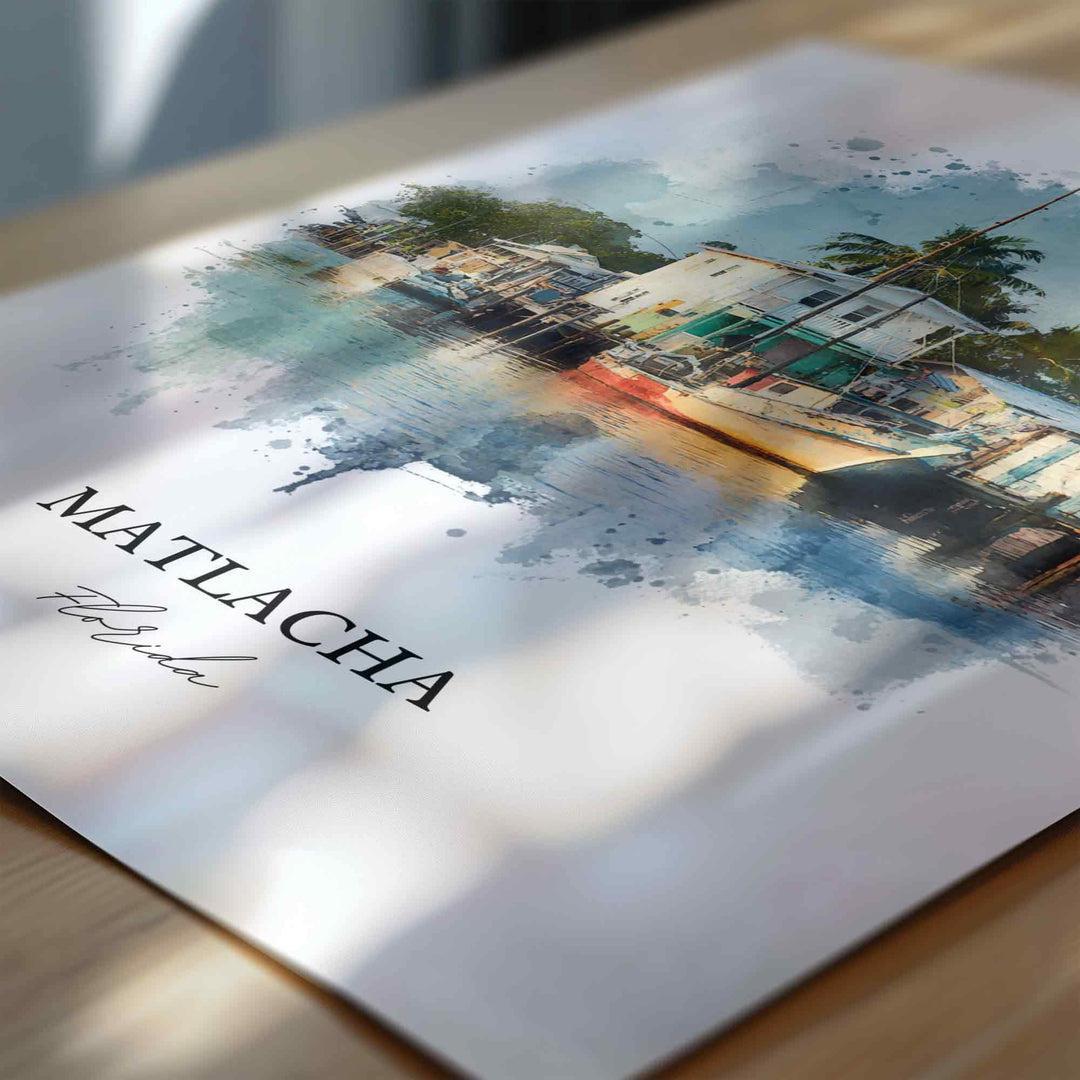 Matlacha, Florida – Watercolor Art Print