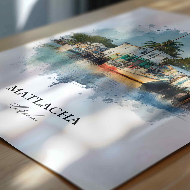 Matlacha, Florida – Watercolor Art Print