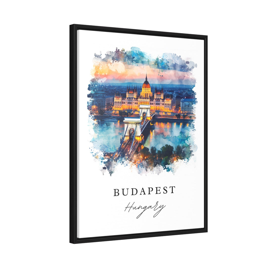 Budapest wall art - Hungary, Budapest print, Budapest Skyline gift, Hungary Birthday present, Custom Text, Perfect Gift