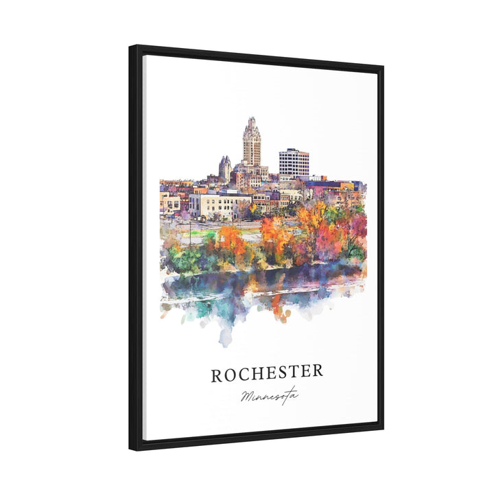 Rochester MN Wall Art, Rochester Print, Rochester Minnesota Watercolor Art, Rochester Gift,