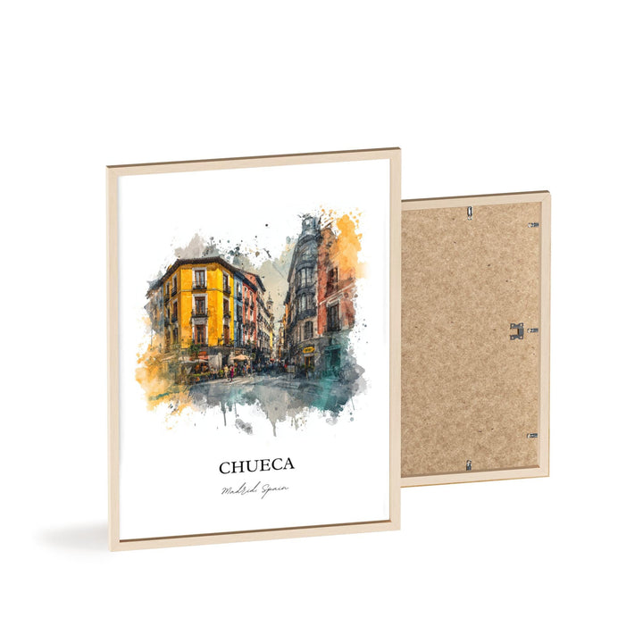 Chueca, Spain – Watercolor Art Print