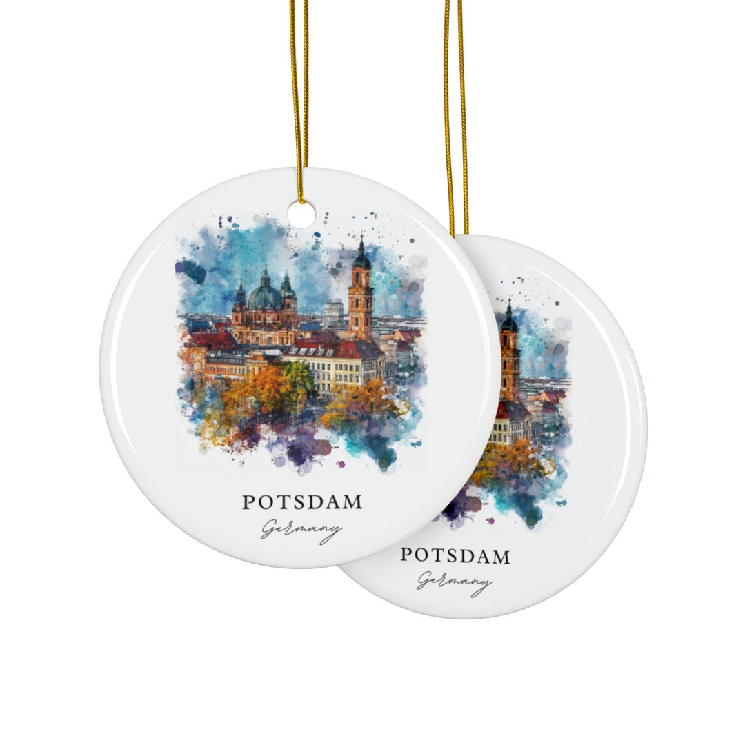 Potsdam Germany Ornament: Unique Potsdam Souvenir, Potsdam Xmas Decor, and Authentic Potsdam Gift