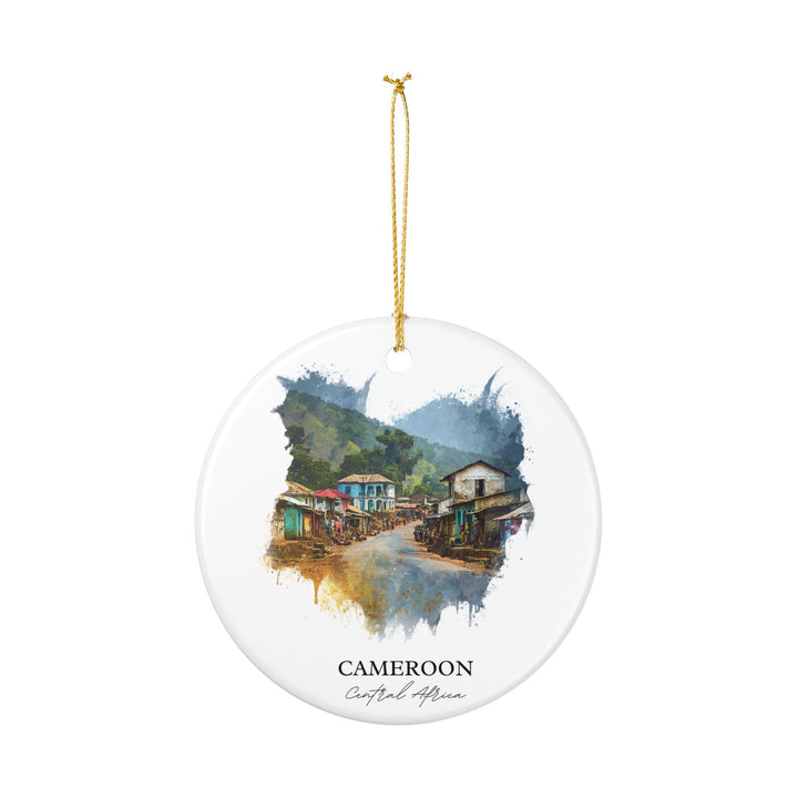 Cameroon Ornament: Unique Cameroon Souvenir, Cameroon Xmas Decor, and Authentic Cameroon Africa Gift