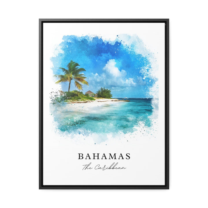 The Bahamas Wall Art - Caribbean Beach Print