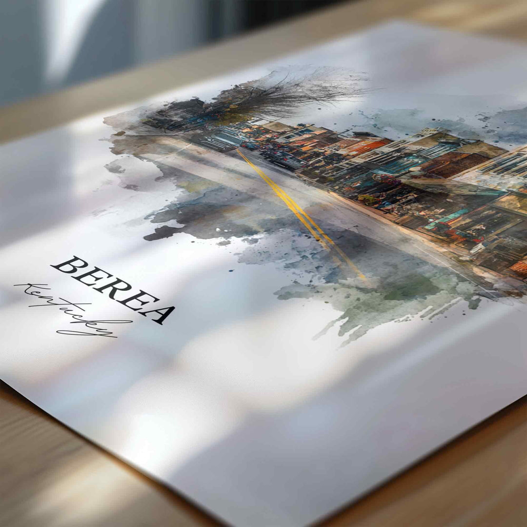 Berea, Kentucky – Watercolor Art Print
