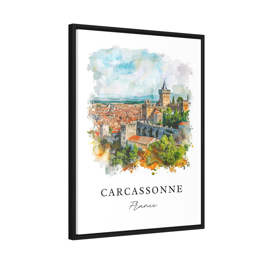 Carcassonne Wall Art, Carcassonne Print, France Wall Art, Carcassonne Gift, Travel Print, Travel Poster, Travel Gift, Housewarming Gift