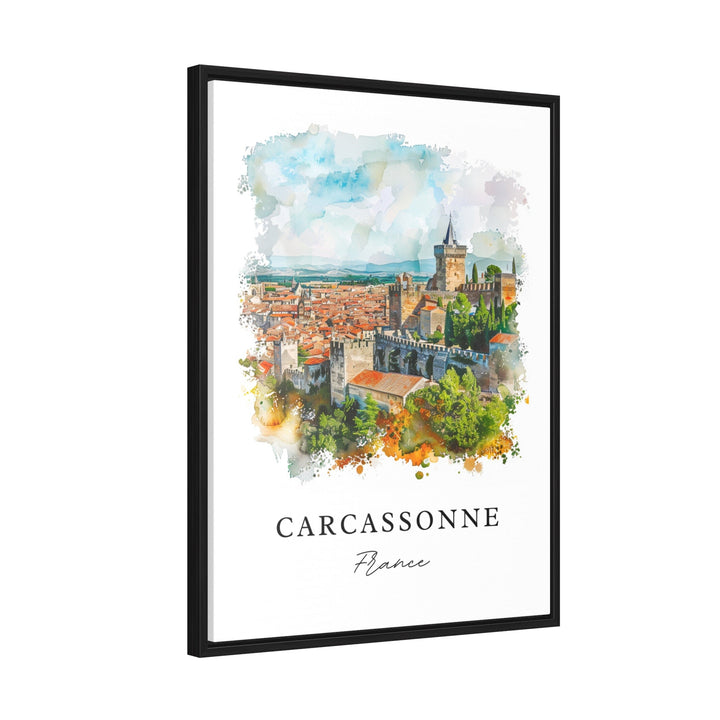 Carcassonne Wall Art, Carcassonne Print, France Wall Art, Carcassonne Gift, Travel Print, Travel Poster, Travel Gift, Housewarming Gift