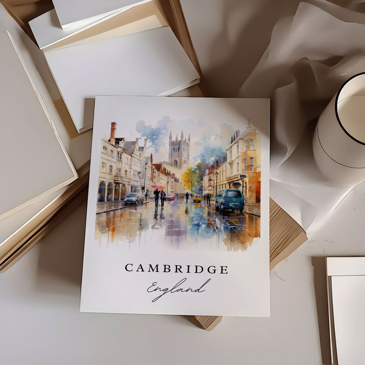 Cambridge England Wall Art - UK Print