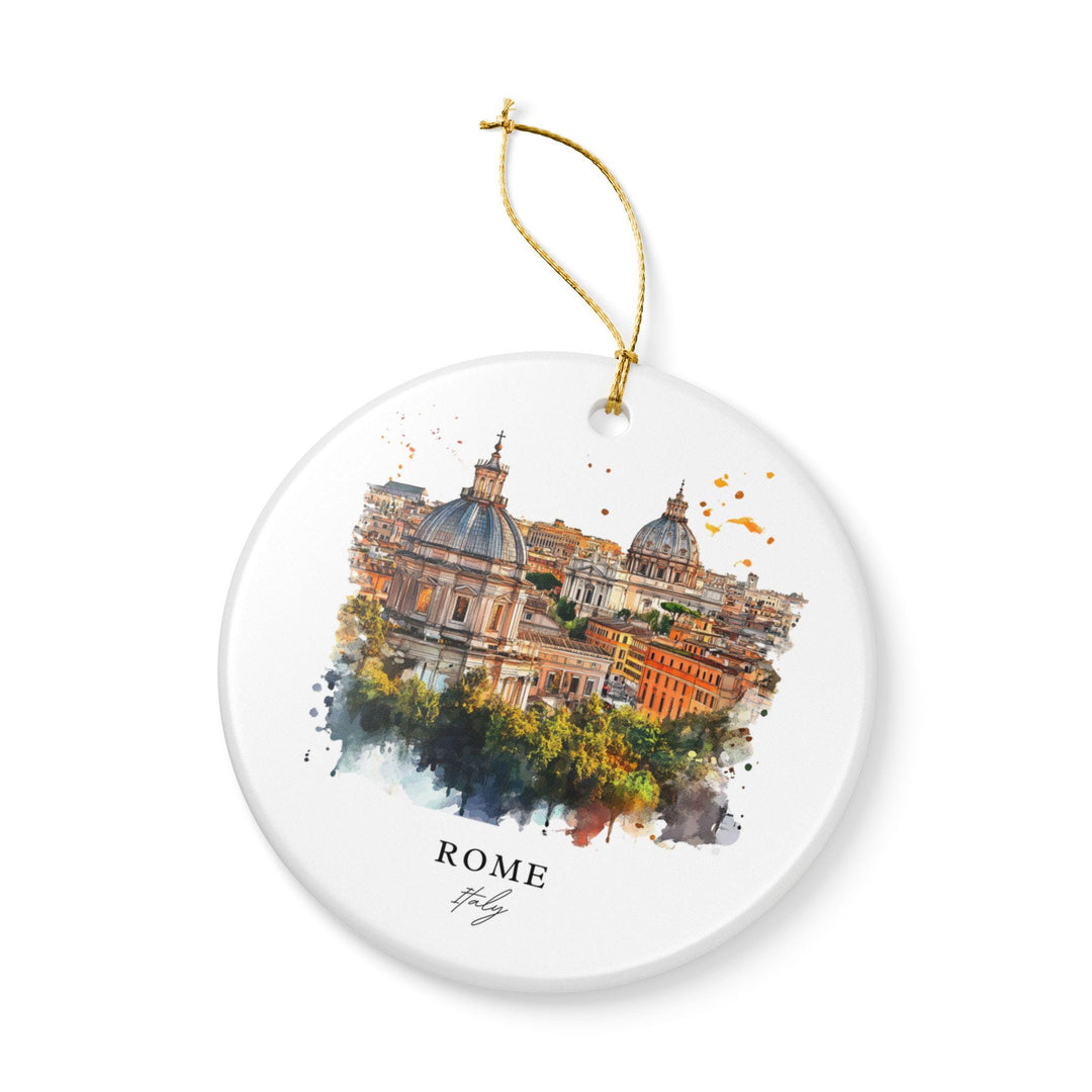 Rome Italy Ornament: Unique Rome IT Souvenir, Italy Xmas Decor, and Authentic Rome Italy Gift