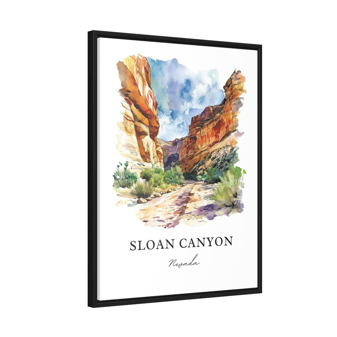 Sloan Canyon Wall Art - Nevada Print