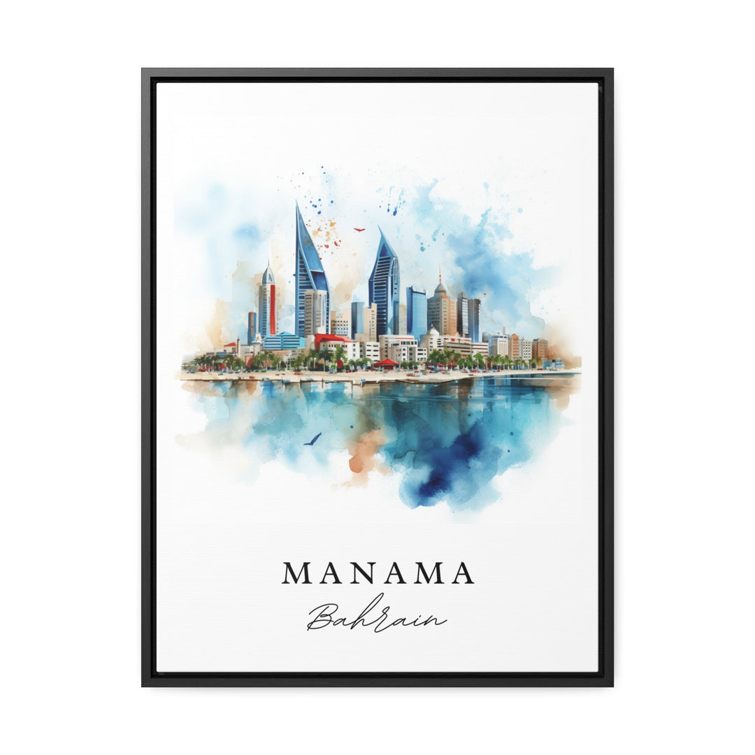 Manama Bahrain wall art - Bahrain, Manama poster, Manama Wedding gift, Birthday present, Custom Text, Personalized Gift