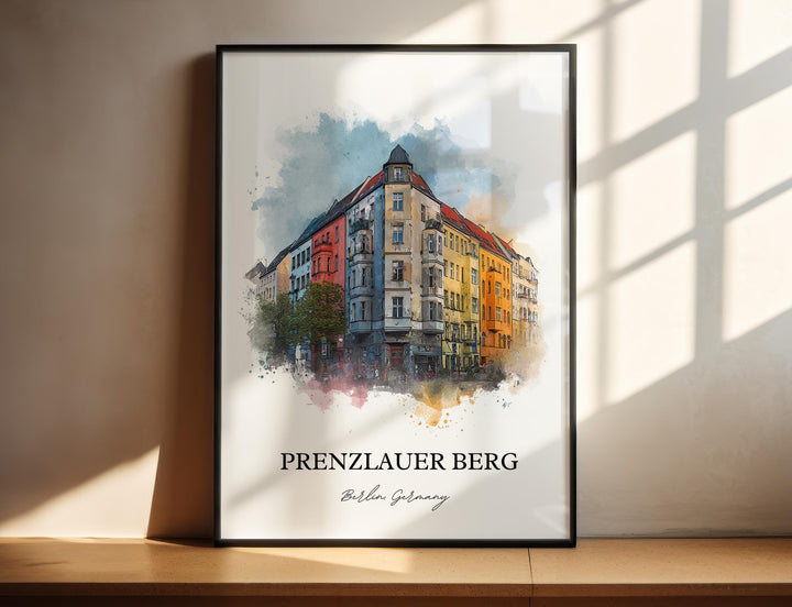 Prenzlauer Berg, Germany – Watercolor Art Print
