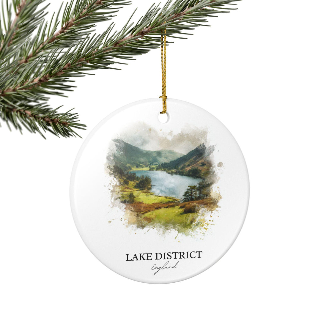 Lake District Ornament: Unique Lake District England Souvenir, Loch Lomond Xmas Decor, and Authentic Lake District UK Gift