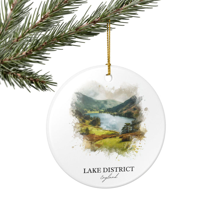 Lake District Ornament: Unique Lake District England Souvenir, Loch Lomond Xmas Decor, and Authentic Lake District UK Gift
