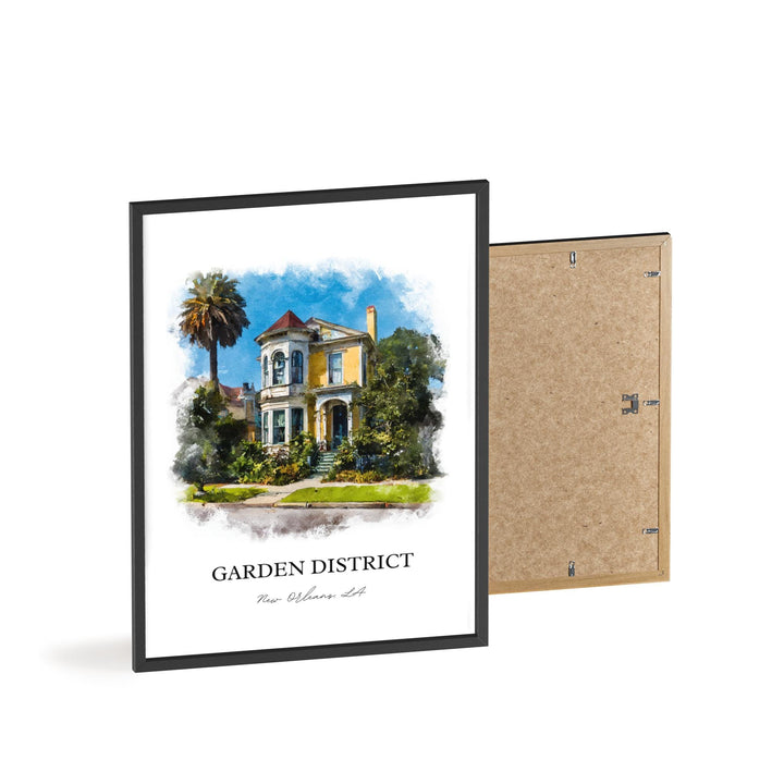New Orleans, Louisiana, USA – Watercolor Art Print
