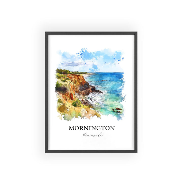 Mornington Peninsula, Australia – Watercolor Art Print Cape Schanck, Victoria