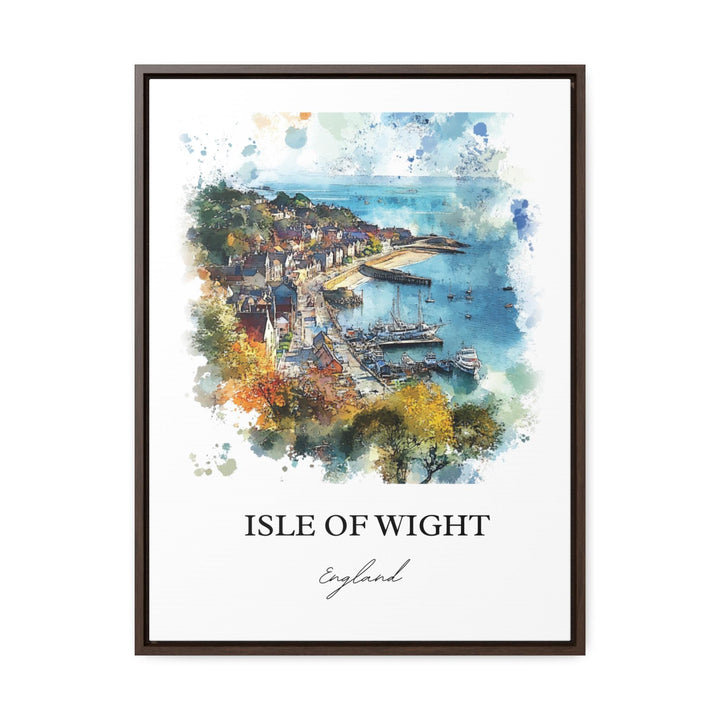 Isle of Wright Wall Art, Isle of Wright Print, England Watercolor Art, Isle of Wright Gift, Travel Print, Travel Poster, Housewarming Gift