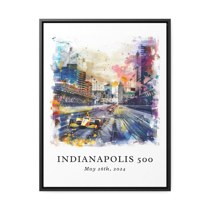 Indy 500 Wall Art, Indianpolis 500 Print, Indy 500 Watercolor, Indy 500 Art Gift,