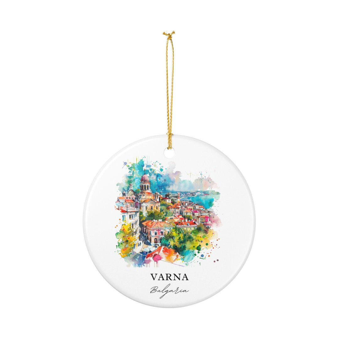 Varna Bulgaria Ornament: Unique Varna Souvenir, Varna Xmas Decor, and Authentic Varna Bulgaria Gift