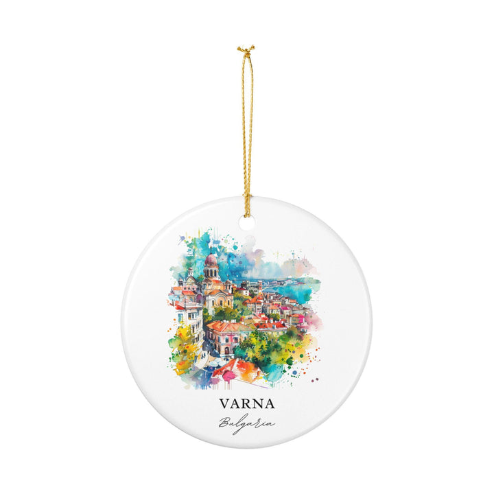 Varna Bulgaria Ornament: Unique Varna Souvenir, Varna Xmas Decor, and Authentic Varna Bulgaria Gift