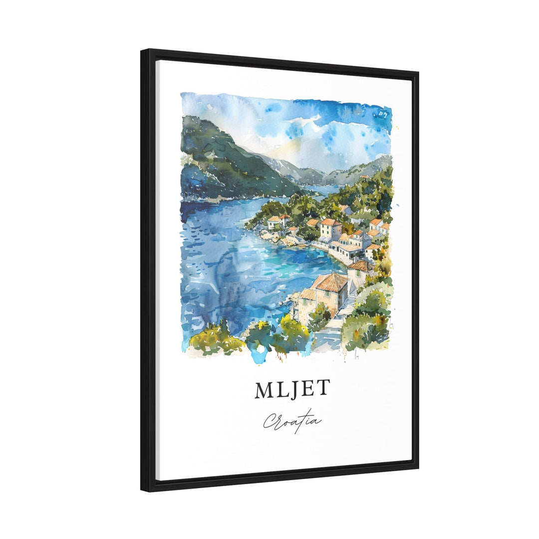 Mljet Croatia Art, Mljet Print, Mljet Croatia Watercolor Art, Dalmatia Region Gift,