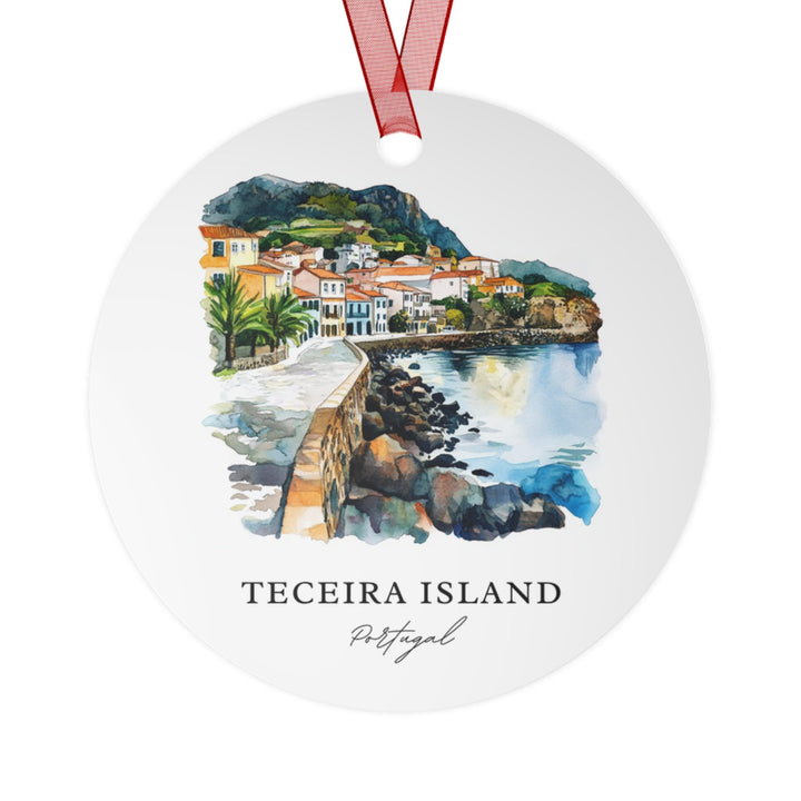 Teceira Island Ornament: Unique Teceira Souvenir, Azores Xmas Decor, and Authentic Azores Portugal Gift
